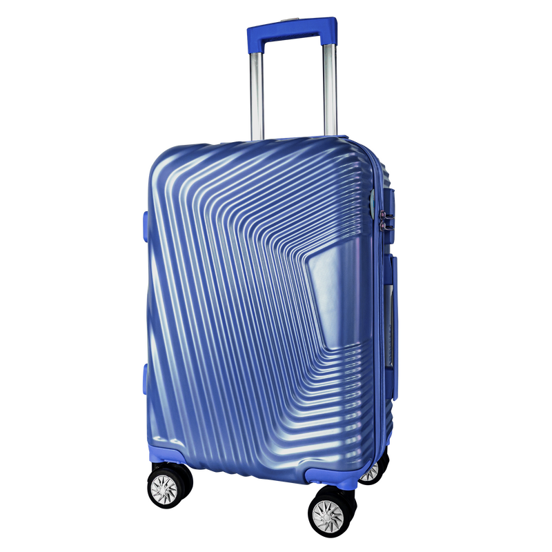 Vali kéo du lịch sọc ô vuông Blue - DL601, 20 inch