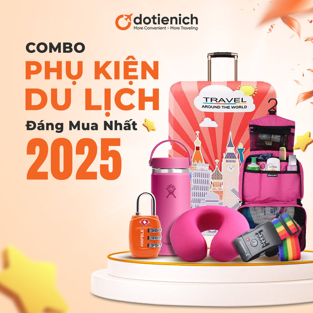 Combo Phụ Kiện Du Lịch Đáng Mua Nhất 2025 – Săn Sale Ngay Hôm Nay