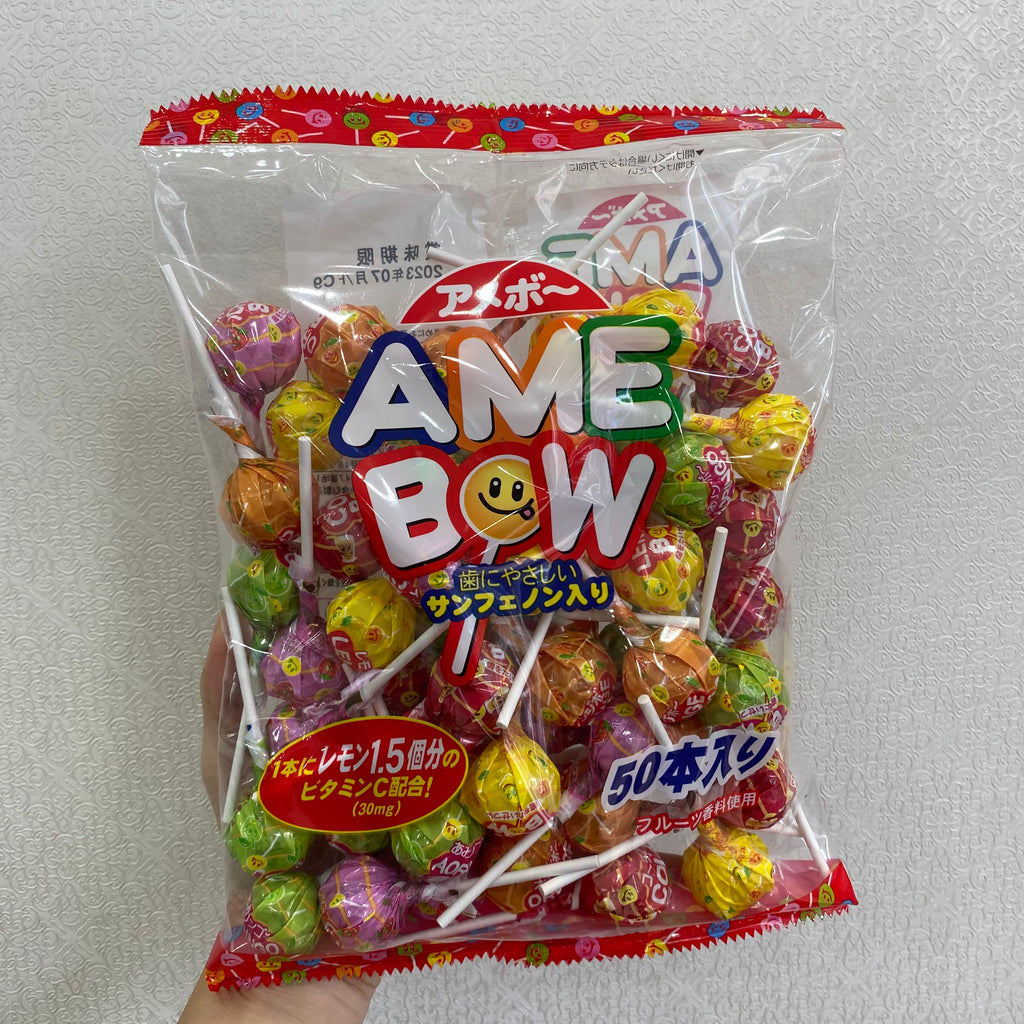 Kẹo mút Ame Bow 50 cây Bổ sung Vitamin C (gói 50 cây) - AV01