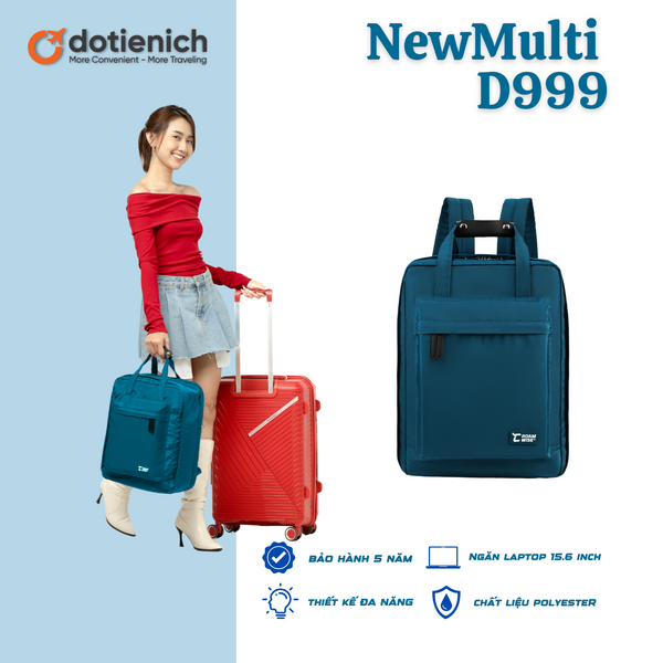 Balo du lịch đa năng (có ngăn laptop) dotienich Traval NewMulti - D999