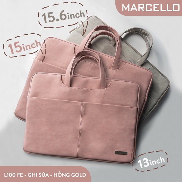 Túi đựng Laptop Marcello (form ngang) - L100, 13 inch / Pink