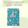 Ví đựng Passport, Card Funny Icon - PK228