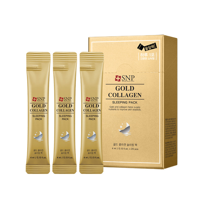 Mặt nạ ngủ dưỡng trắng Gold Collagen Sleeping Pack - M661:Đồ Tiện Ích