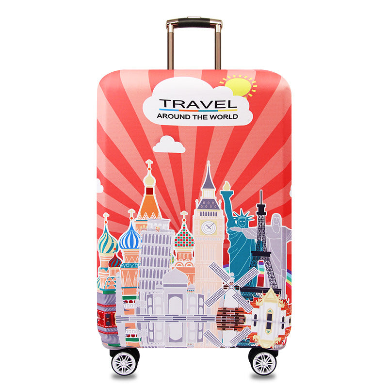 Túi bọc vali co giãn Around The World:Đồ Tiện Ích