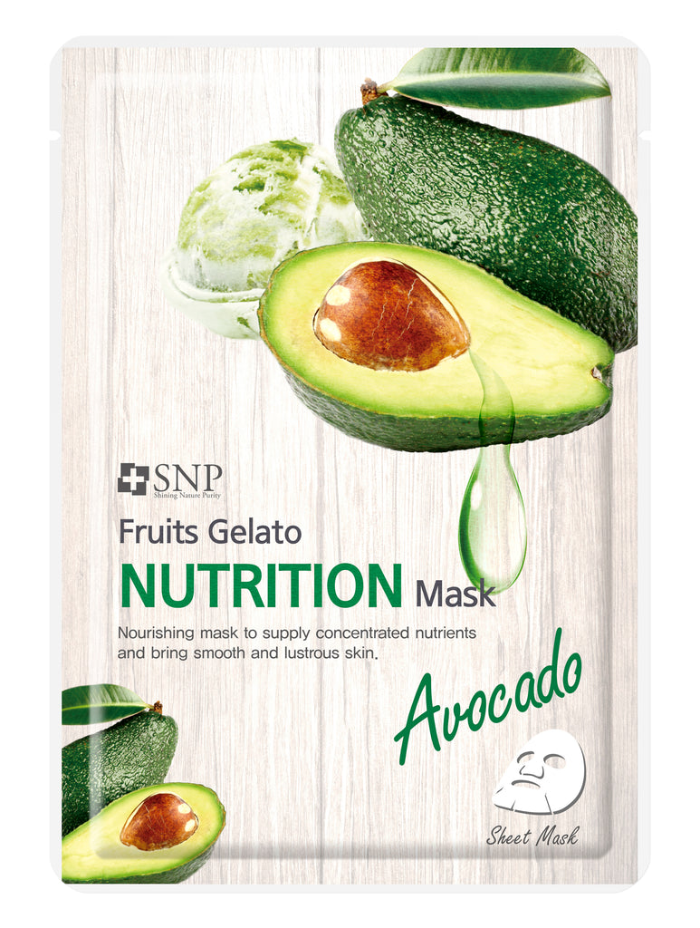Mặt nạ dưỡng sáng da SNP Fruits Gelato Nutrition Mask-M403:Đồ Tiện Ích